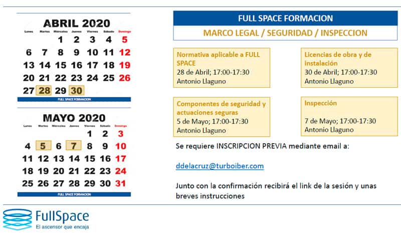 Módulo marco legal, seguridad e inspección del Plan de Formación de FullSpace